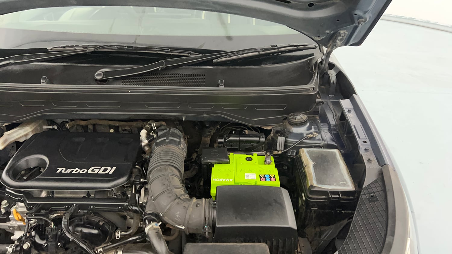 Used 2019 Hyundai Venue SX Plus 1.0L Turbo DCT Sport Petrol Automatic engine ENGINE LEFT SIDE HINGE & APRON VIEW