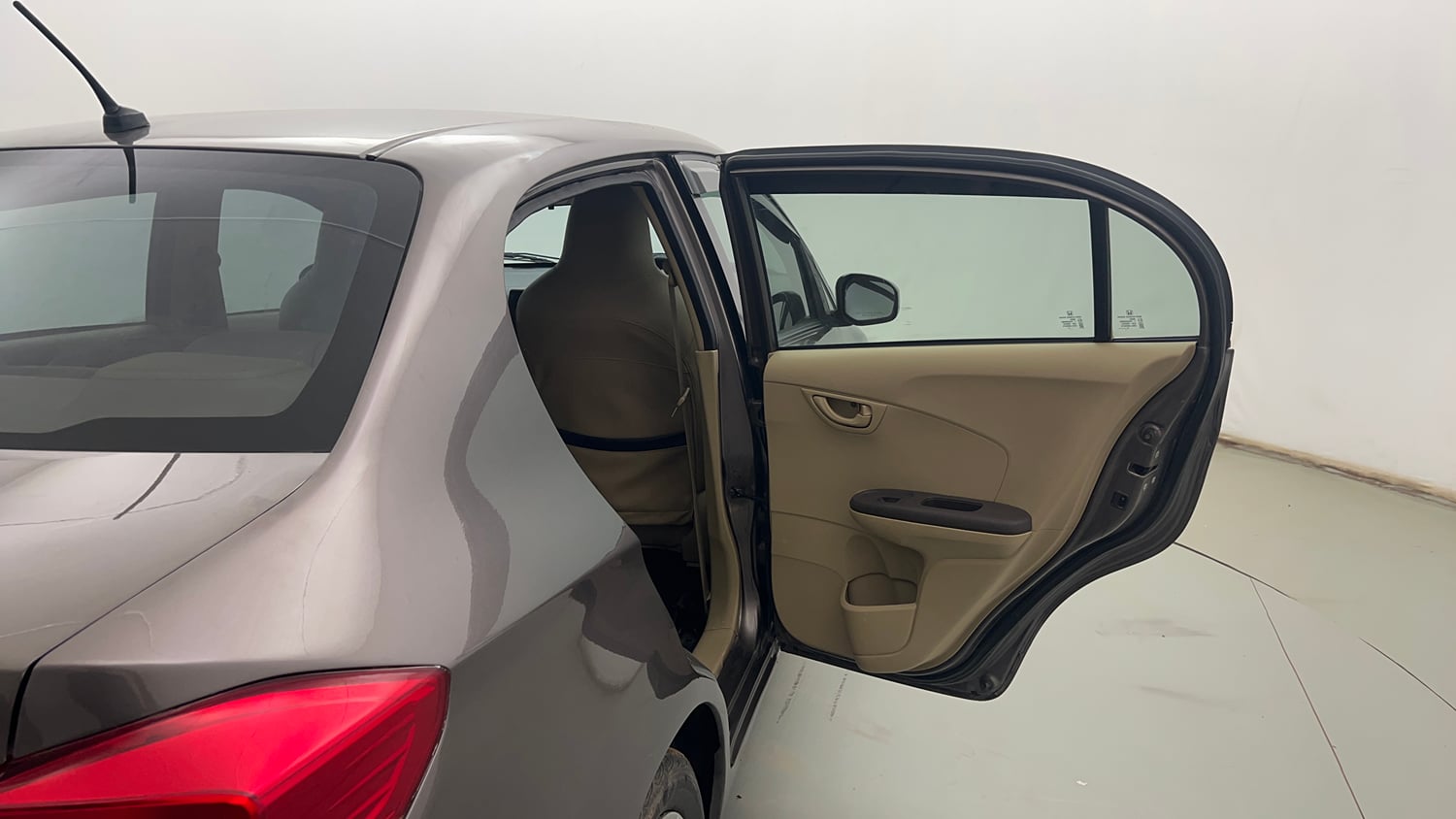 Used 2013 Honda Amaze 1.2 S i-VTEC Petrol Manual interior RIGHT REAR DOOR OPEN VIEW