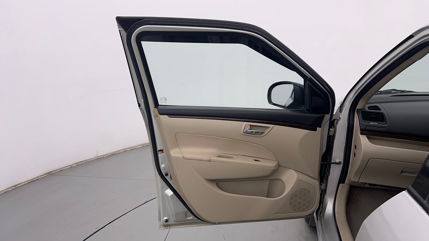 Used 2015 Maruti Suzuki Swift Dzire ZXI Petrol Manual interior LEFT FRONT DOOR OPEN VIEW