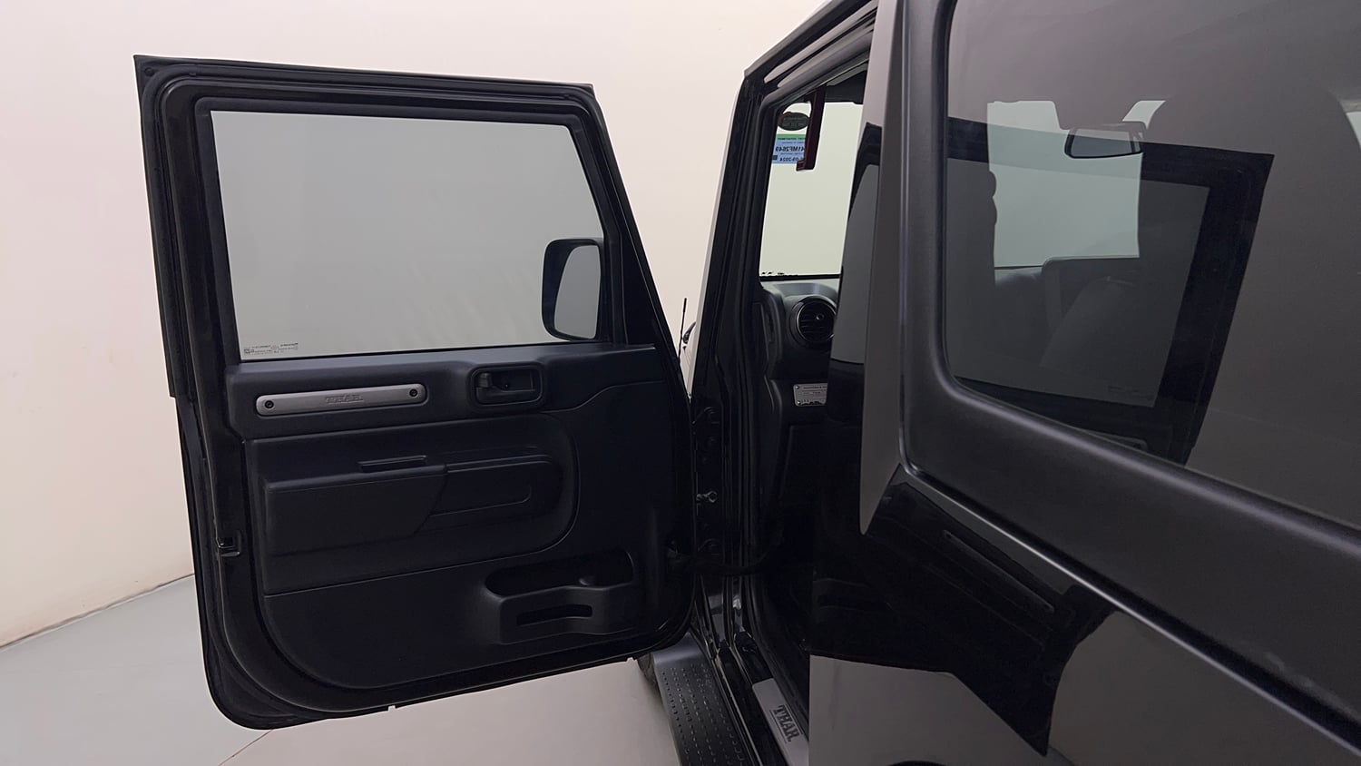 Used 2024 Mahindra Thar LX Hard Top Petrol AT RWD Petrol Automatic interior LEFT FRONT DOOR OPEN VIEW
