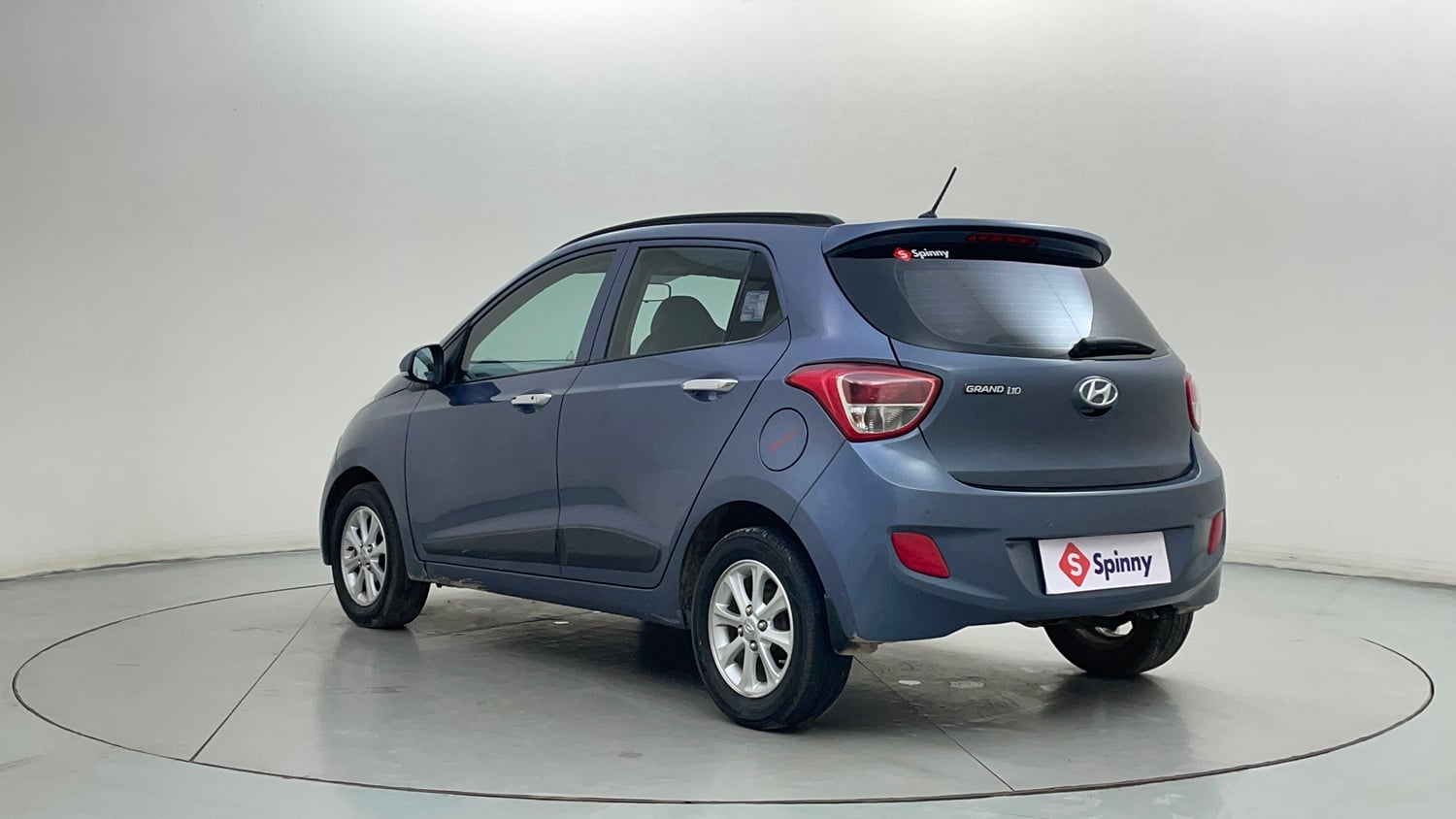Used 2014 Hyundai Grand i10 Asta AT 1.2 Kappa VTVT Petrol Automatic exterior LEFT REAR CORNER VIEW