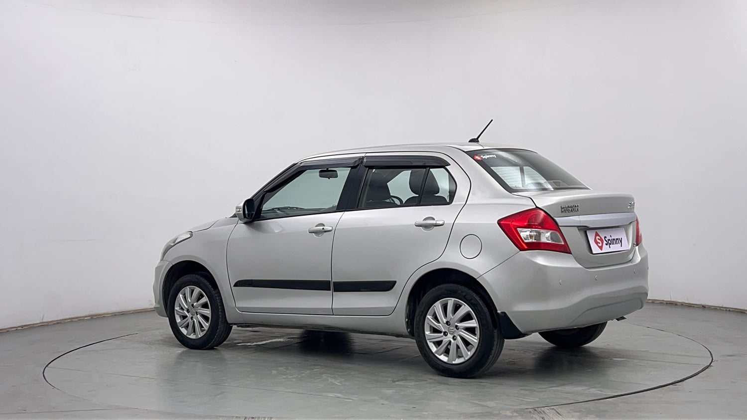 Used 2015 Maruti Suzuki Swift Dzire ZXI Petrol Manual exterior LEFT REAR CORNER VIEW