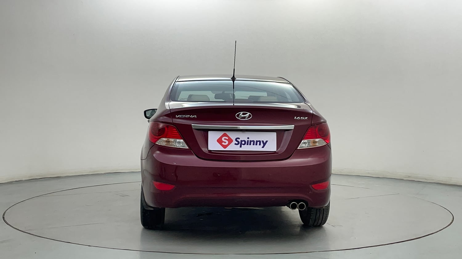 Used 2013 Hyundai Verna Fluidic 1.6 VTVT SX Petrol Manual exterior BACK VIEW