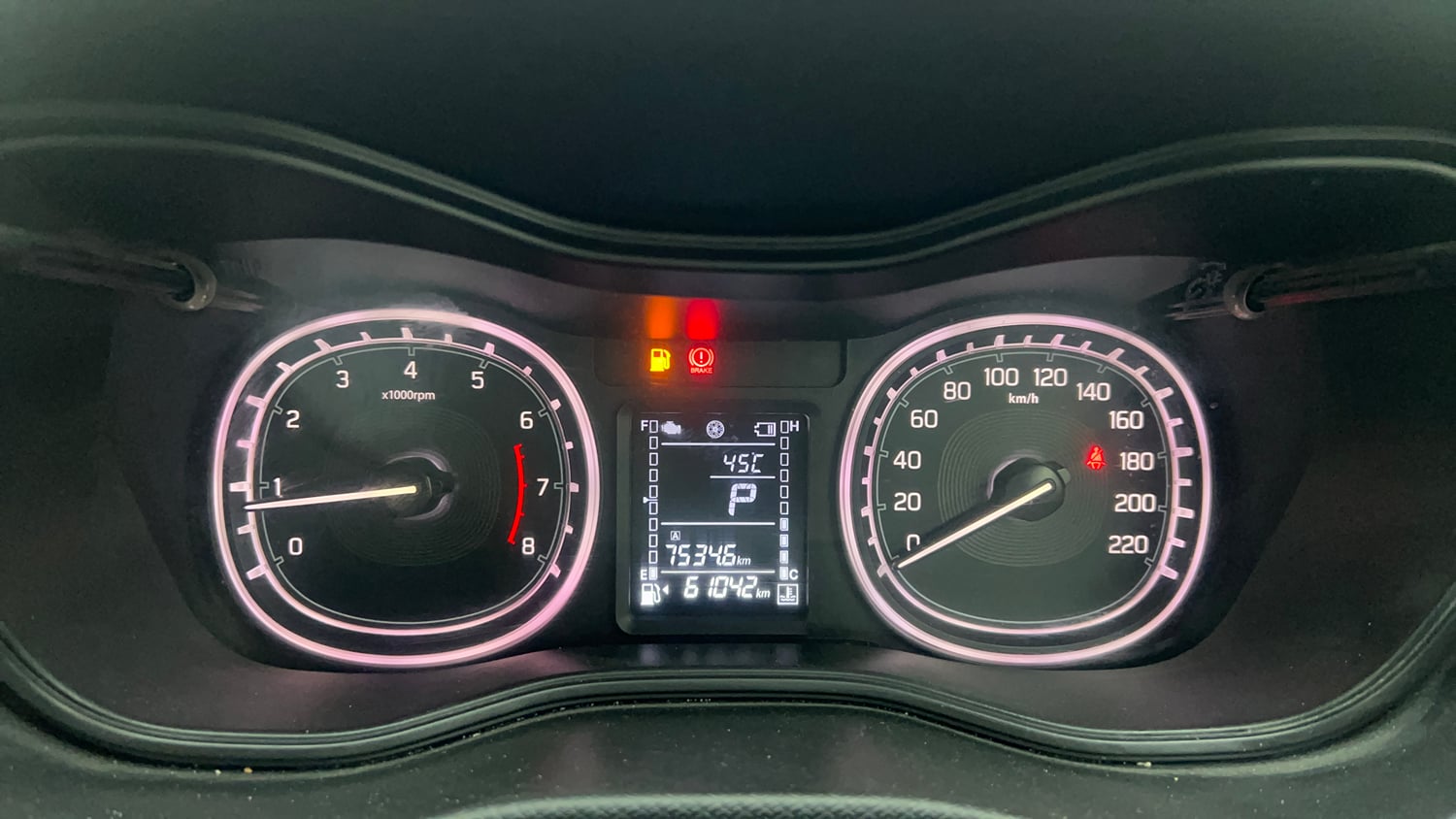 Used 2021 Toyota Urban Cruiser High Grade AT Petrol Automatic interior CLUSTERMETER VIEW