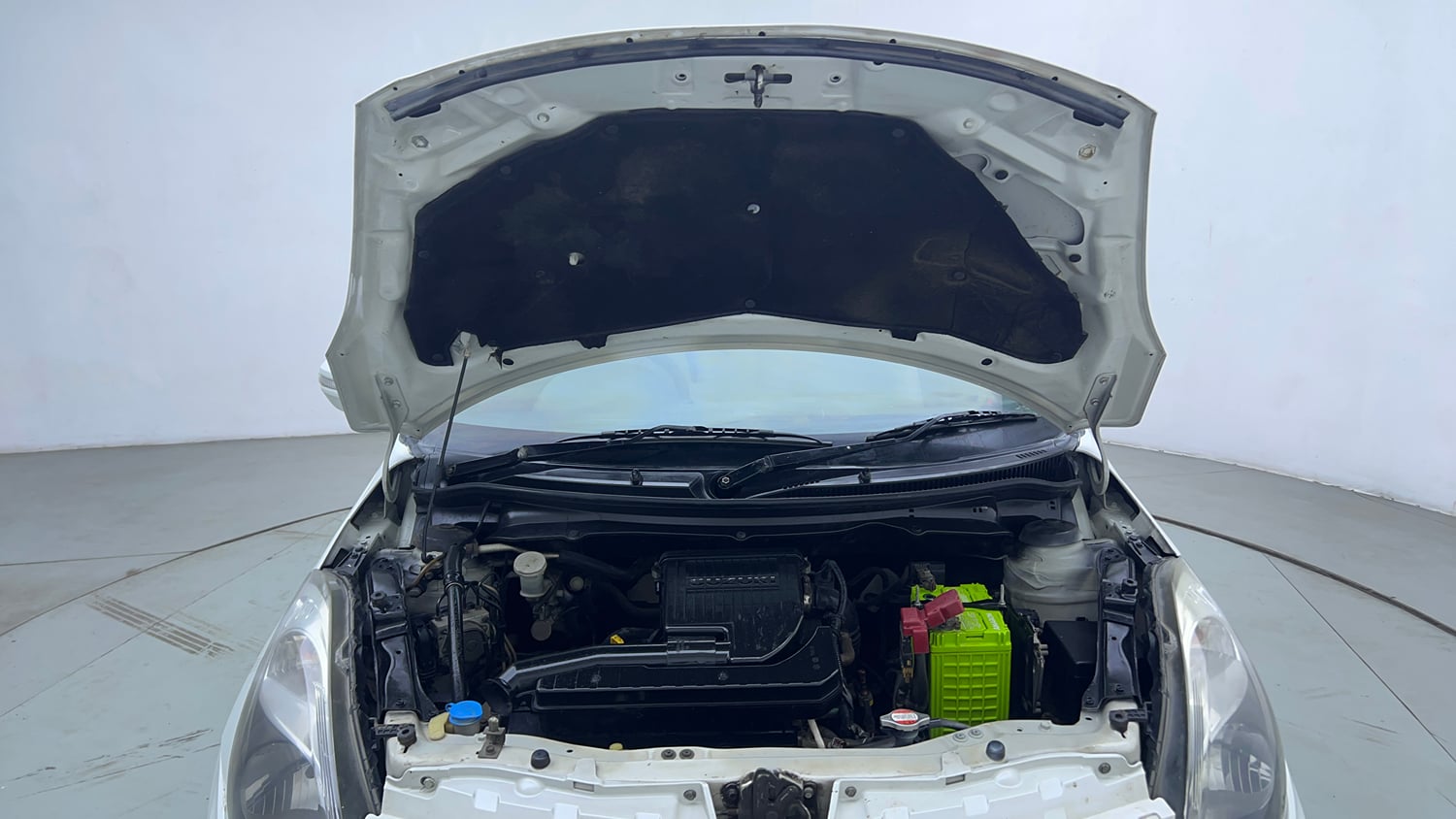 Used 2016 Maruti Suzuki Swift Dzire VXI AT Petrol Automatic engine ENGINE & BONNET OPEN FRONT VIEW