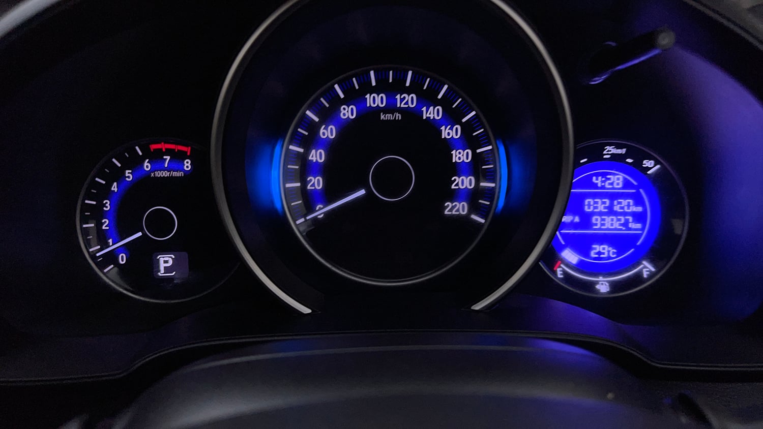 Used 2020 Honda Jazz ZX CVT Petrol Automatic interior CLUSTERMETER VIEW