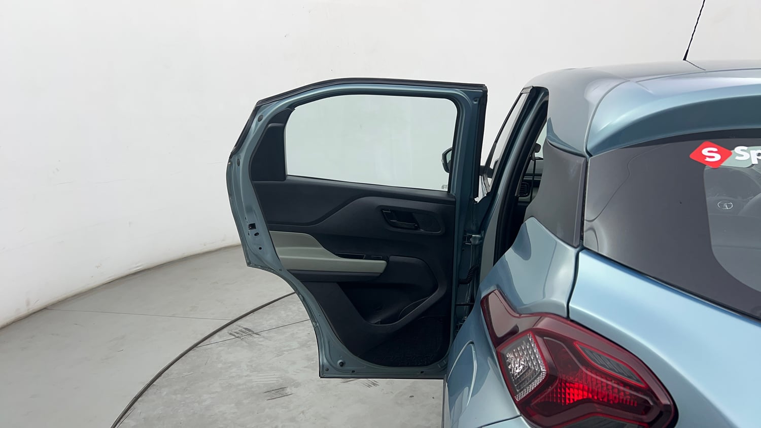 Used 2023 Tata Punch Adventure MT Petrol Manual interior LEFT REAR DOOR OPEN VIEW