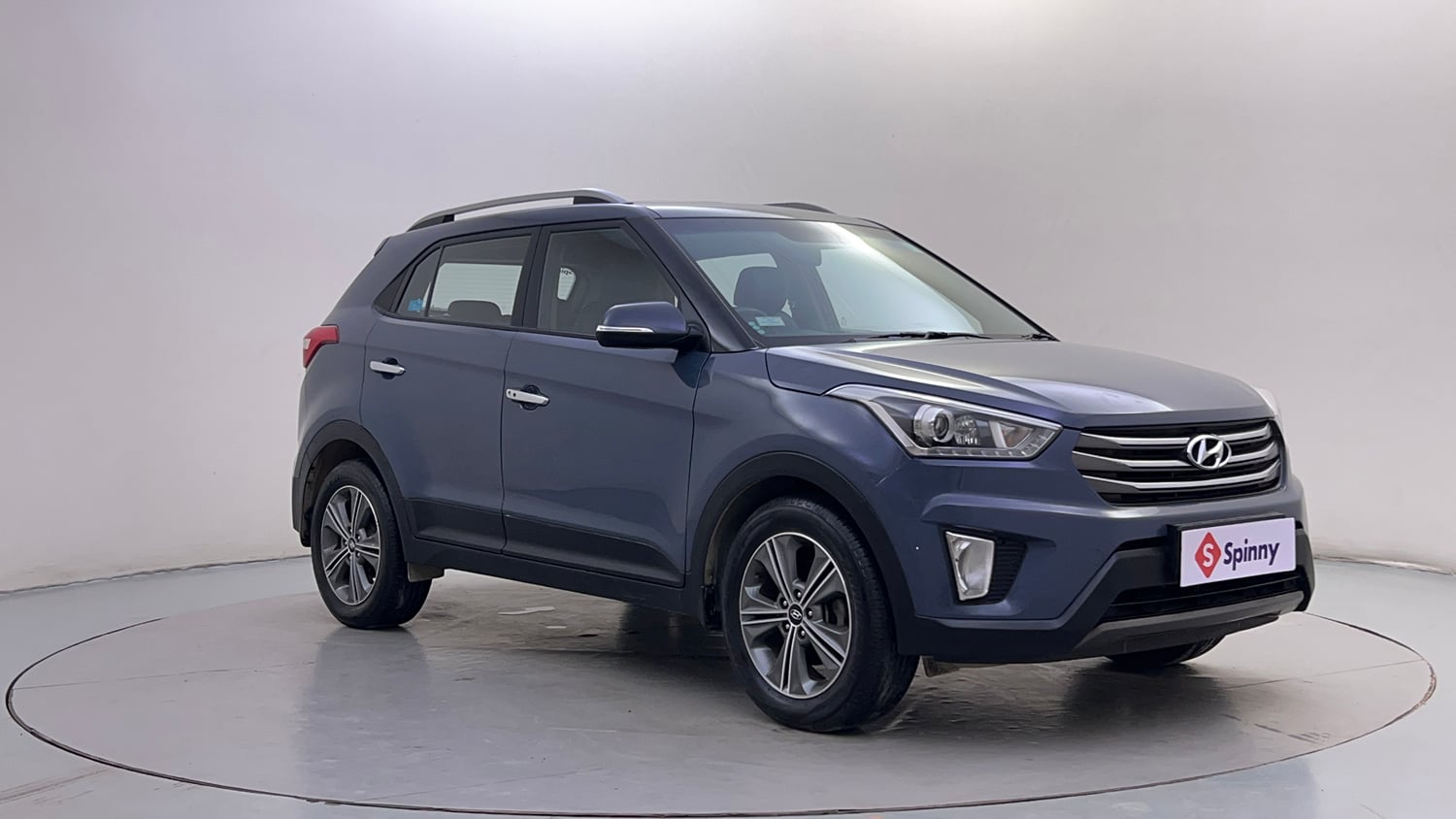 Used 2016 Hyundai Creta 1.6 SX Plus AT Petrol Petrol Automatic exterior RIGHT FRONT CORNER VIEW