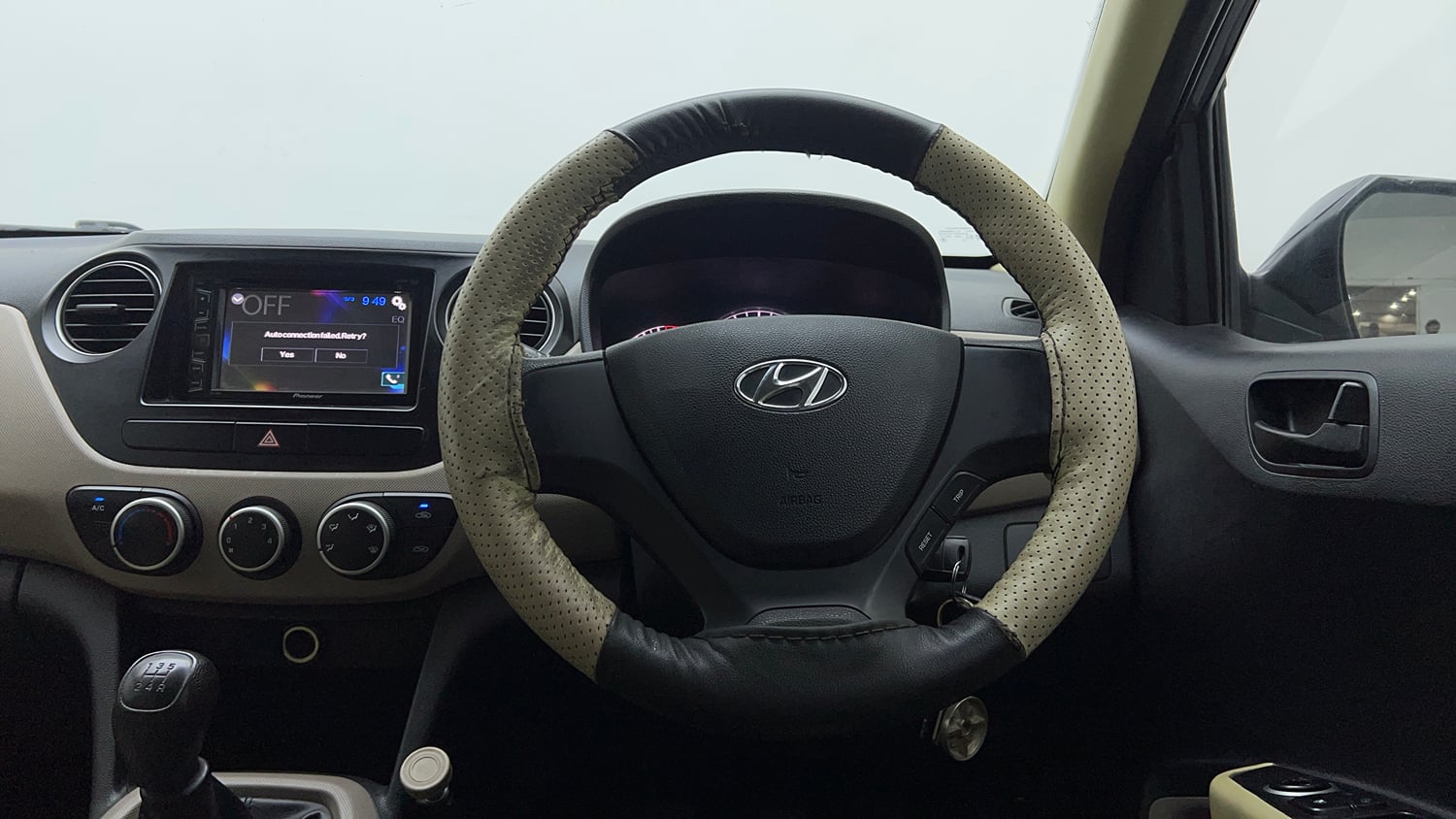 Used 2017 Hyundai Grand i10 Magna 1.2 Kappa VTVT Petrol Manual interior STEERING VIEW