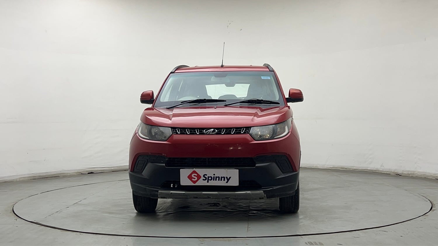 Used 2016 Mahindra KUV100 K6+ 6 STR Petrol Manual exterior FRONT VIEW