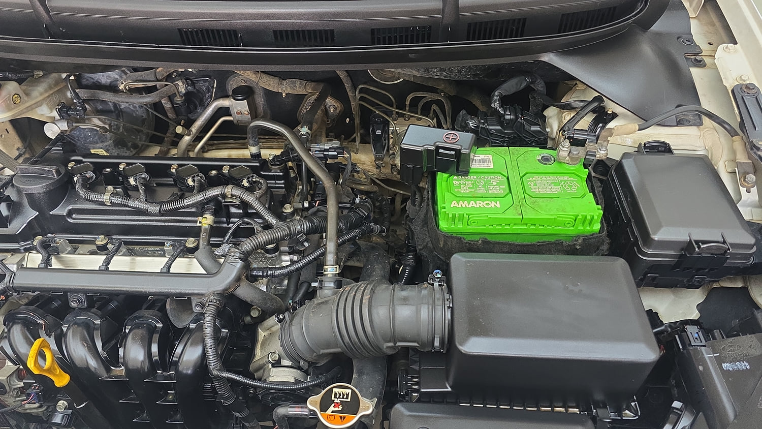 Used 2019 Hyundai Elite i20 Asta 1.2 (O) Petrol Manual engine ENGINE LEFT SIDE VIEW