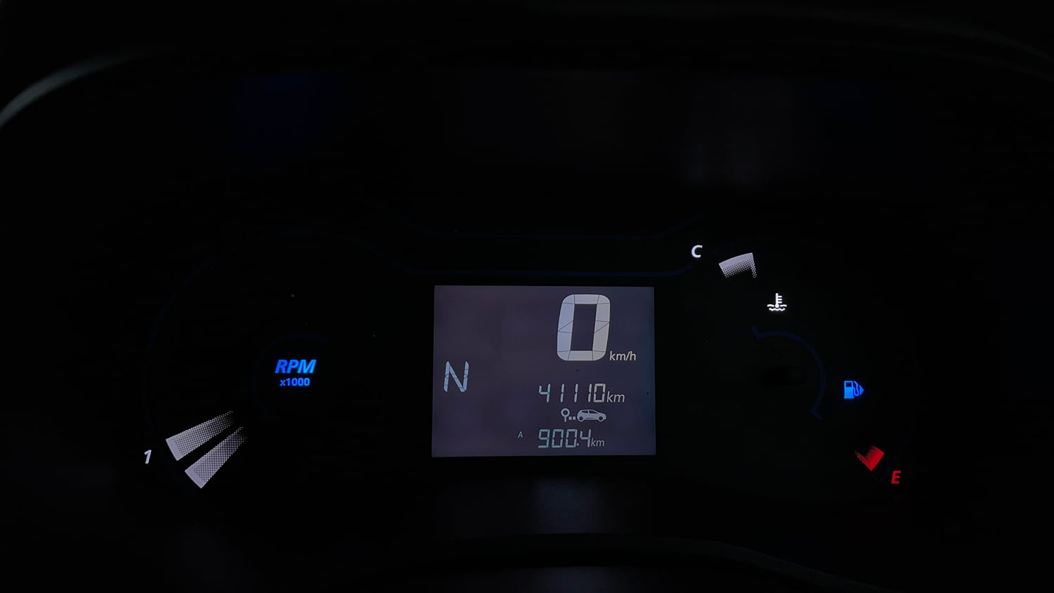Used 2019 Renault Kwid 1.0 RXT AMT Opt Petrol Automatic interior CLUSTERMETER VIEW