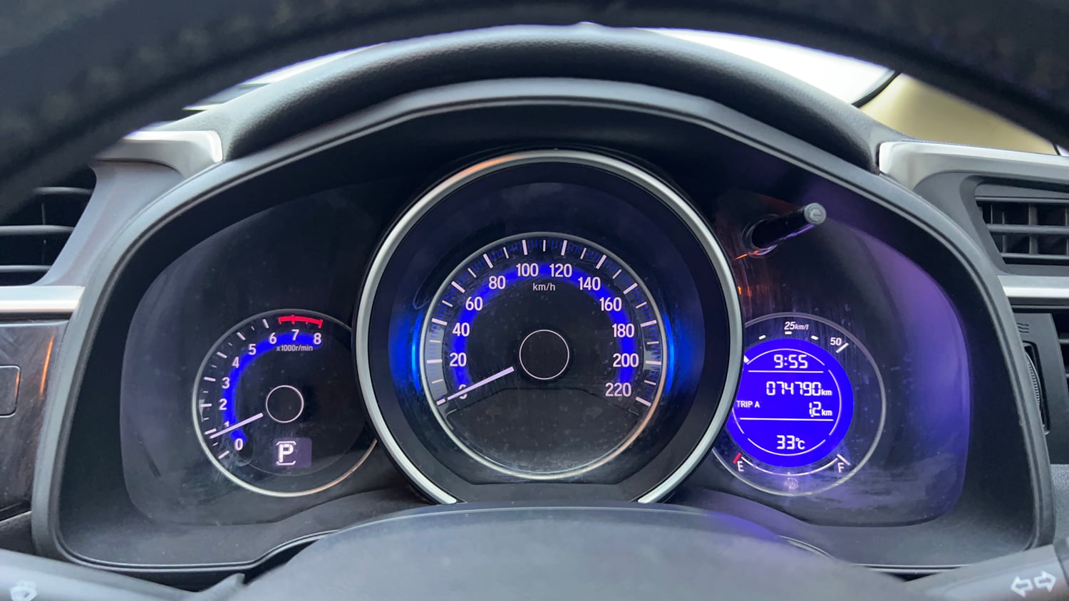 Used 2016 Honda Jazz V AT Petrol Petrol Automatic interior CLUSTERMETER VIEW