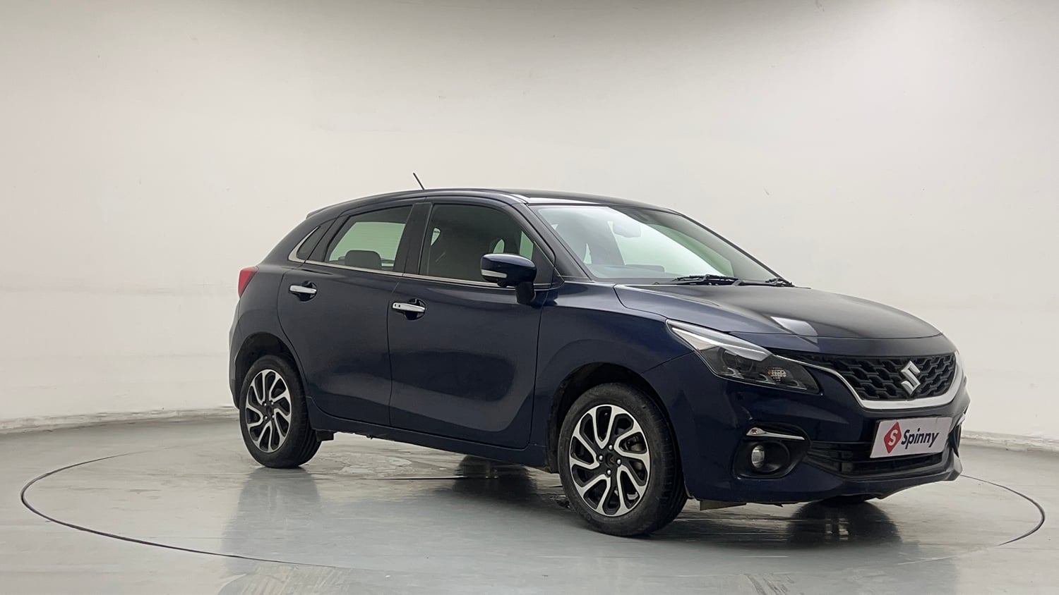 Used 2022 Maruti Suzuki Baleno Alpha AGS Petrol Automatic exterior RIGHT FRONT CORNER VIEW
