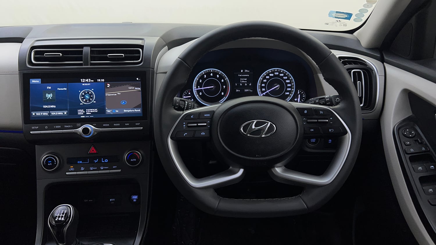 Used 2023 Hyundai Creta SX 1.5 Petrol Petrol Manual interior STEERING VIEW
