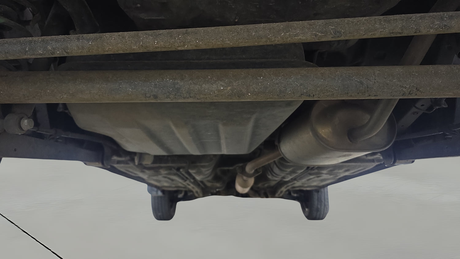Used 2017 Maruti Suzuki Alto K10 VXi Petrol Manual extra REAR UNDERBODY VIEW (TAKEN FROM REAR)