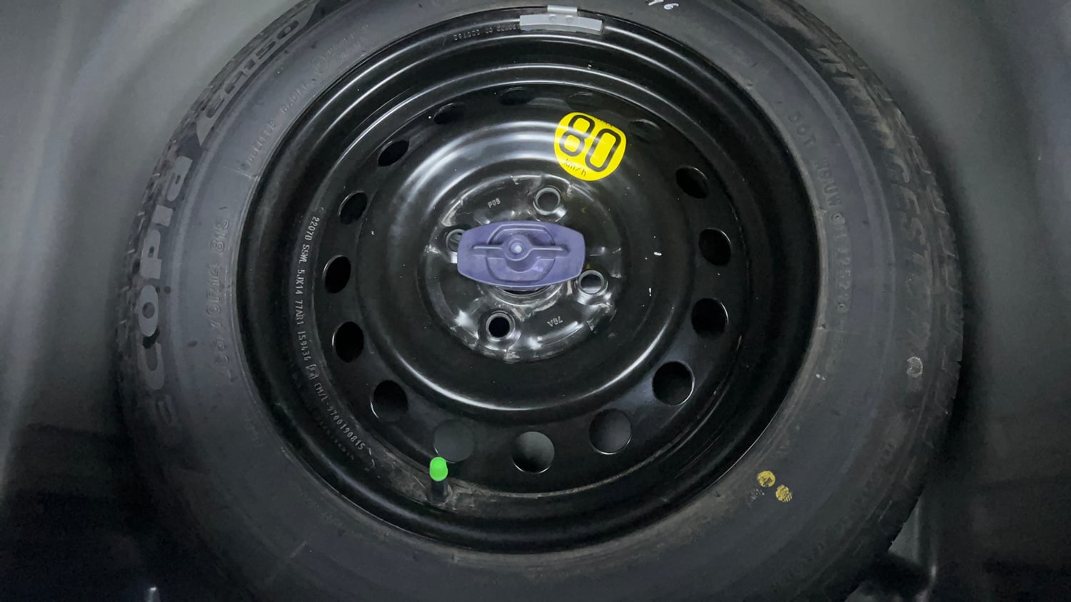 Used 2022 Maruti Suzuki Celerio ZXi Plus AMT Petrol Automatic tyres SPARE TYRE VIEW