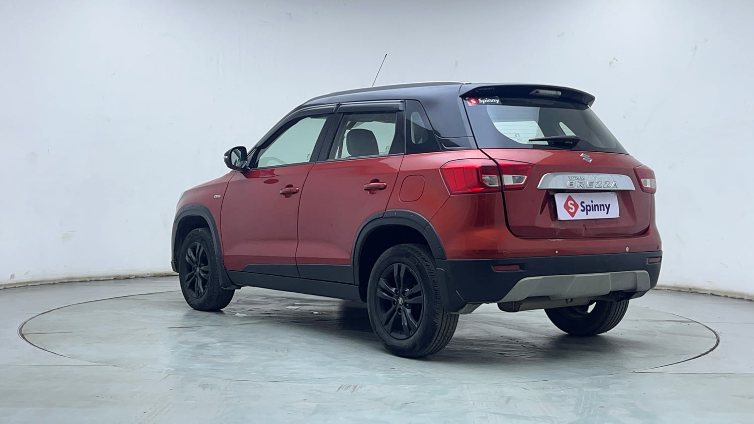 Used 2019 maruti-suzuki Vitara Brezza ZDi Plus Dual Tone AGS Diesel Automatic exterior LEFT REAR CORNER VIEW