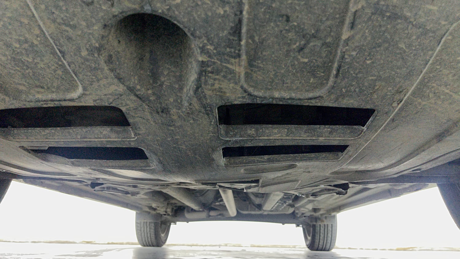 Used 2017 Hyundai Creta SX 1.6 CRDI (O) Diesel Manual extra FRONT LEFT UNDERBODY VIEW