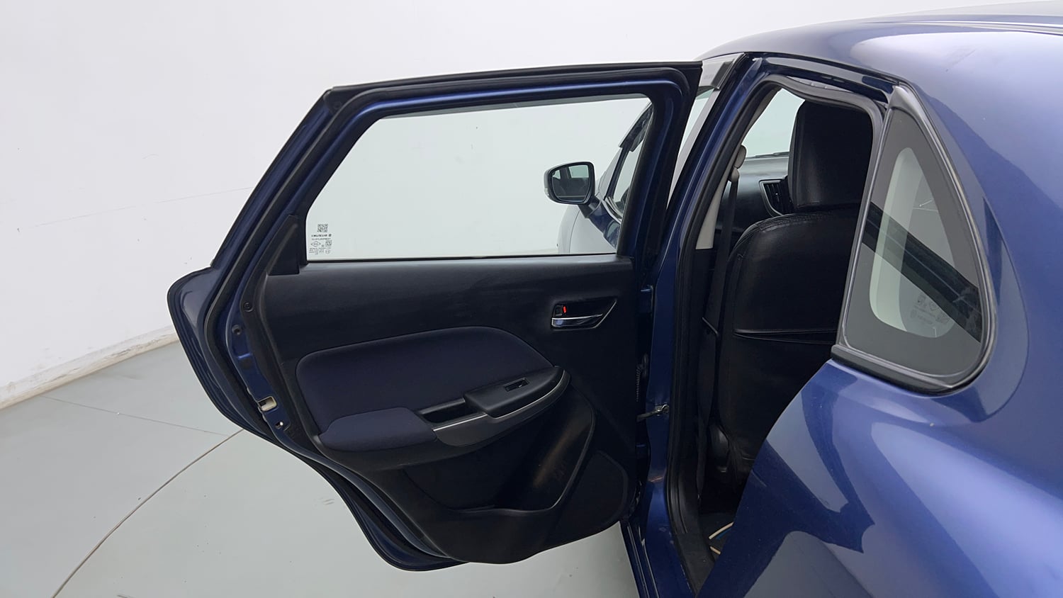 Used 2019 Maruti Suzuki Baleno Delta Petrol Manual interior LEFT REAR DOOR OPEN VIEW