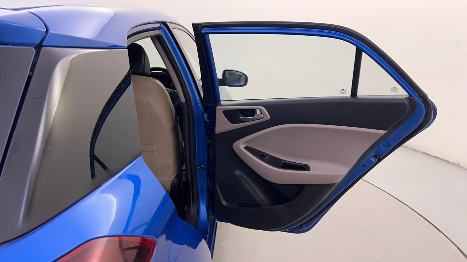 Used 2019 Hyundai Elite i20 Sportz Plus 1.2 CVT Petrol Automatic interior RIGHT REAR DOOR OPEN VIEW