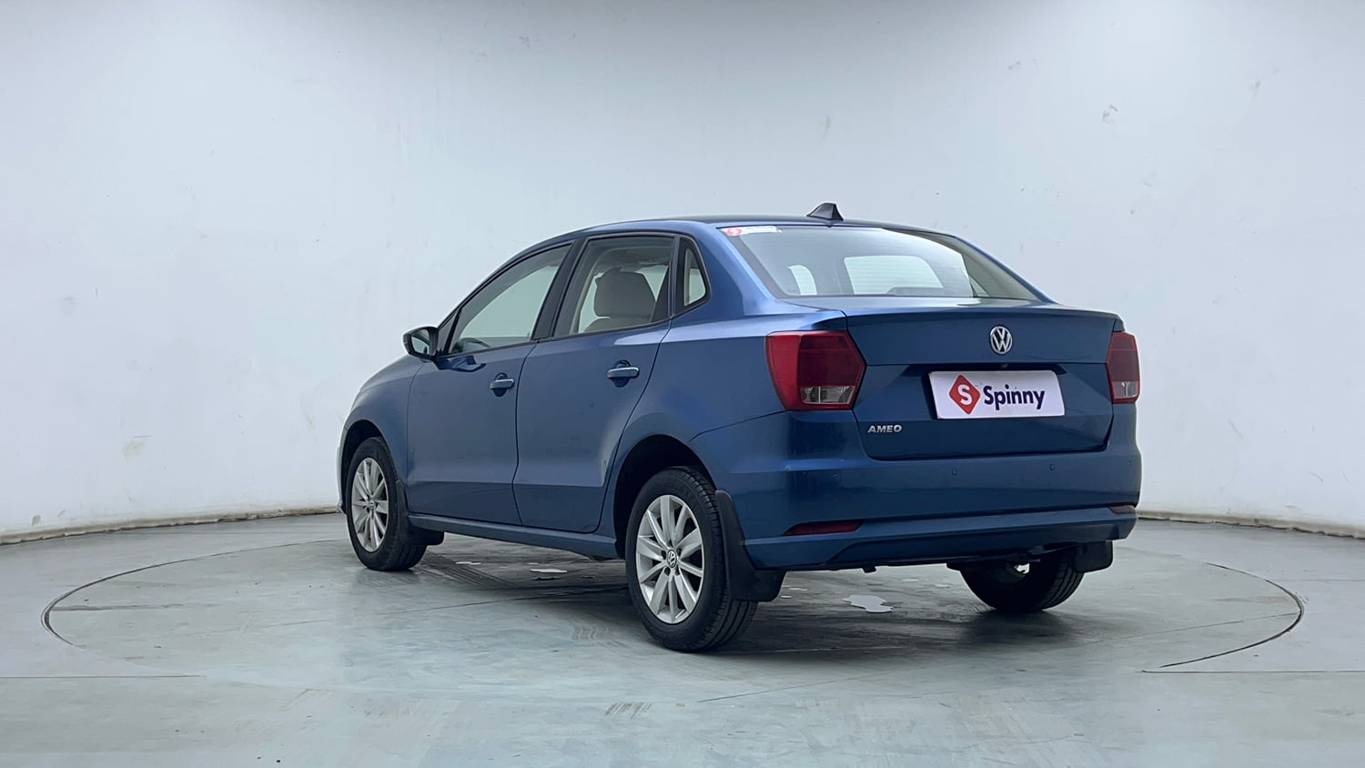 Used 2016 Volkswagen Ameo Highline1.2L (P) Petrol Manual exterior LEFT REAR CORNER VIEW