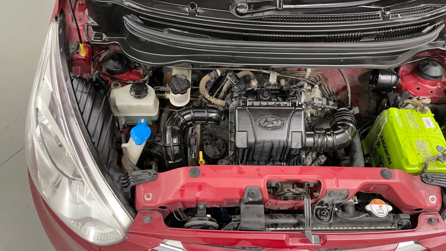Used 2017 Hyundai Eon Era + Petrol Manual engine ENGINE RIGHT SIDE VIEW
