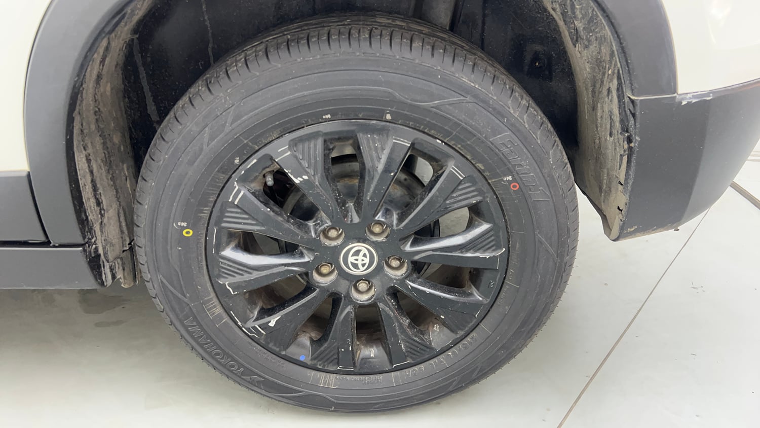 Used 2021 Toyota Urban Cruiser High Grade AT Petrol Automatic tyres LEFT REAR TYRE RIM VIEW