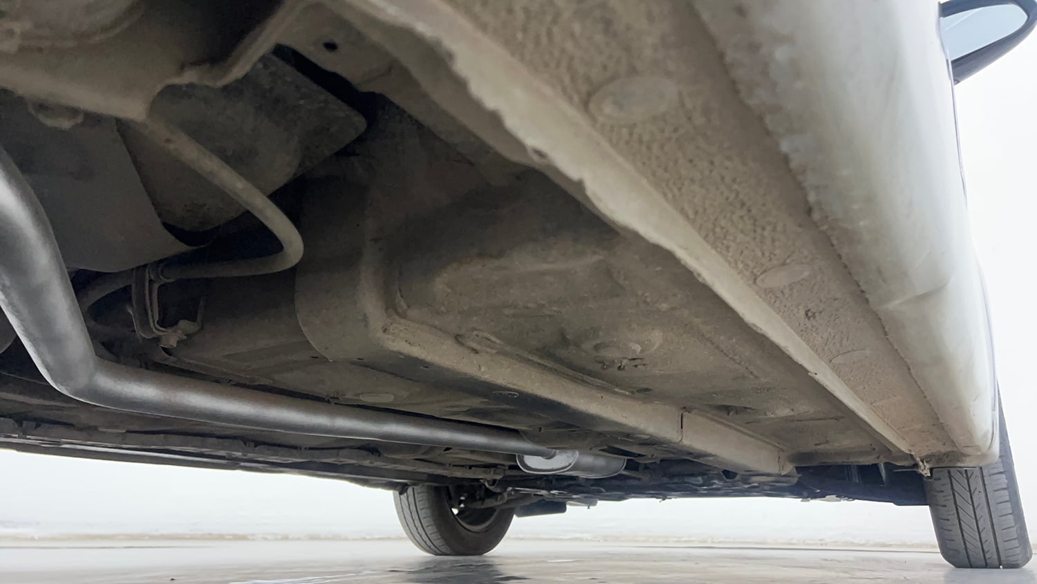 Used 2015 Hyundai Grand i10 Magna 1.2 Kappa VTVT Petrol Manual extra REAR RIGHT UNDERBODY VIEW