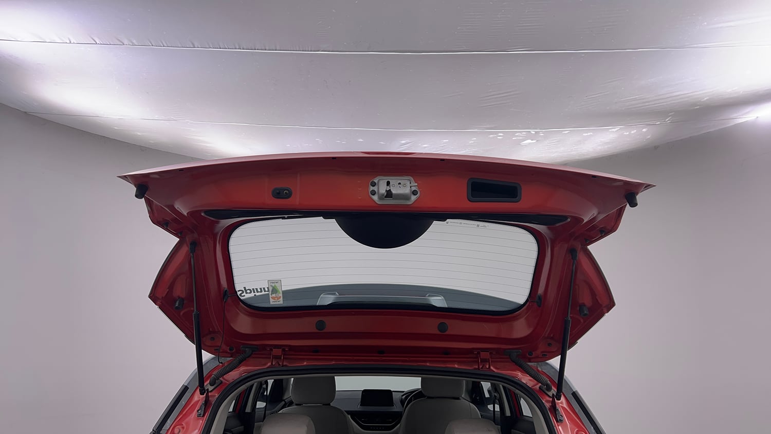 Used 2022 Tata Nexon XZA Plus  (S) Dual Tone Petrol Automatic interior DICKY DOOR OPEN VIEW