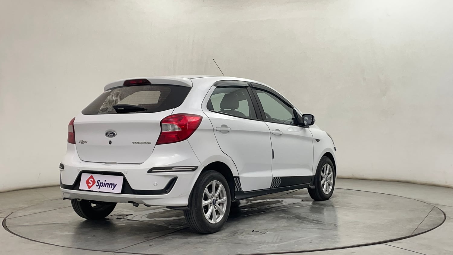 Used 2019 Ford Figo Titanium 1.5 Ti-VCT AT Petrol Automatic exterior RIGHT REAR CORNER VIEW