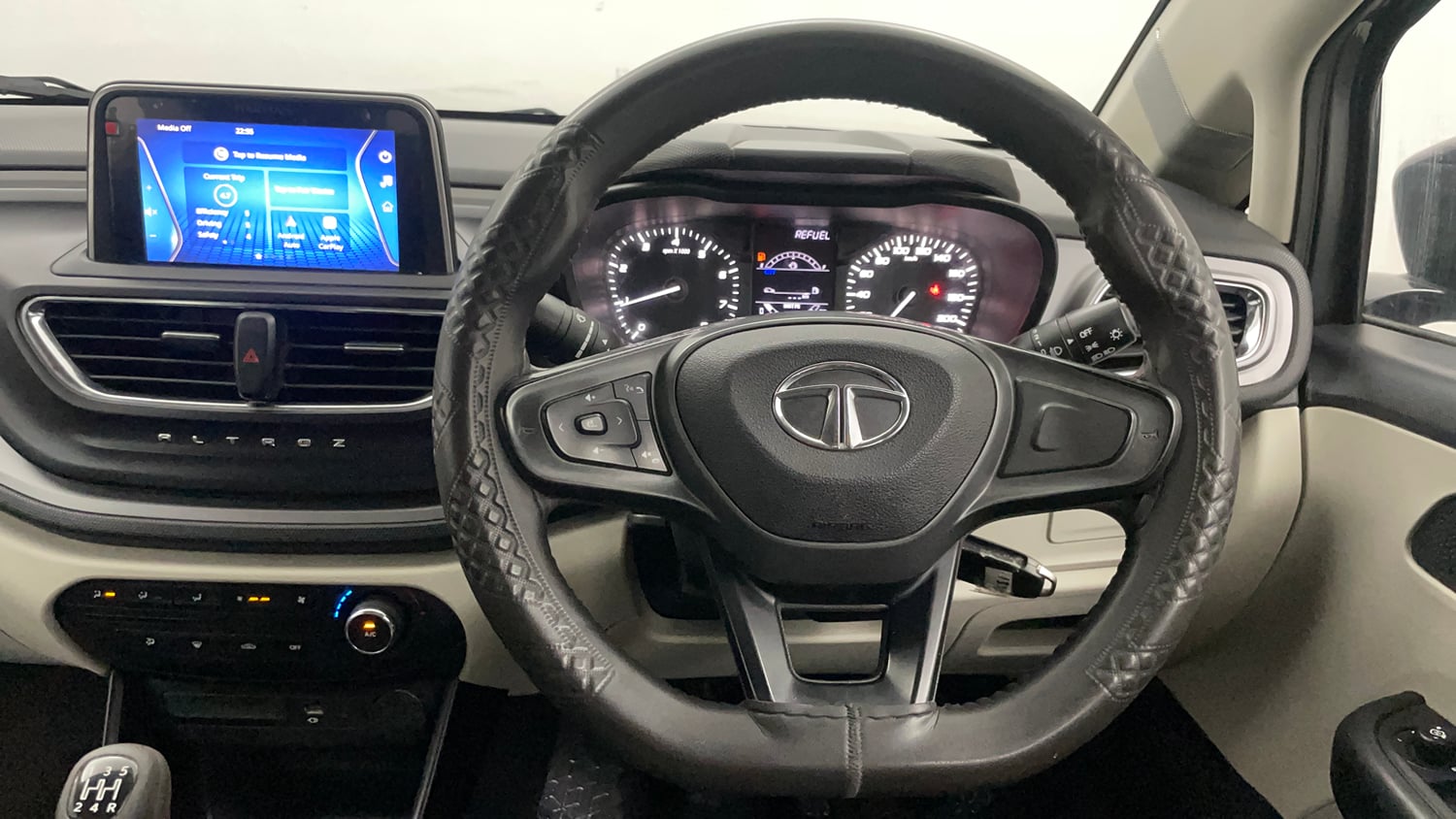 Used 2022 Tata Altroz XM Plus Petrol Petrol Manual interior STEERING VIEW