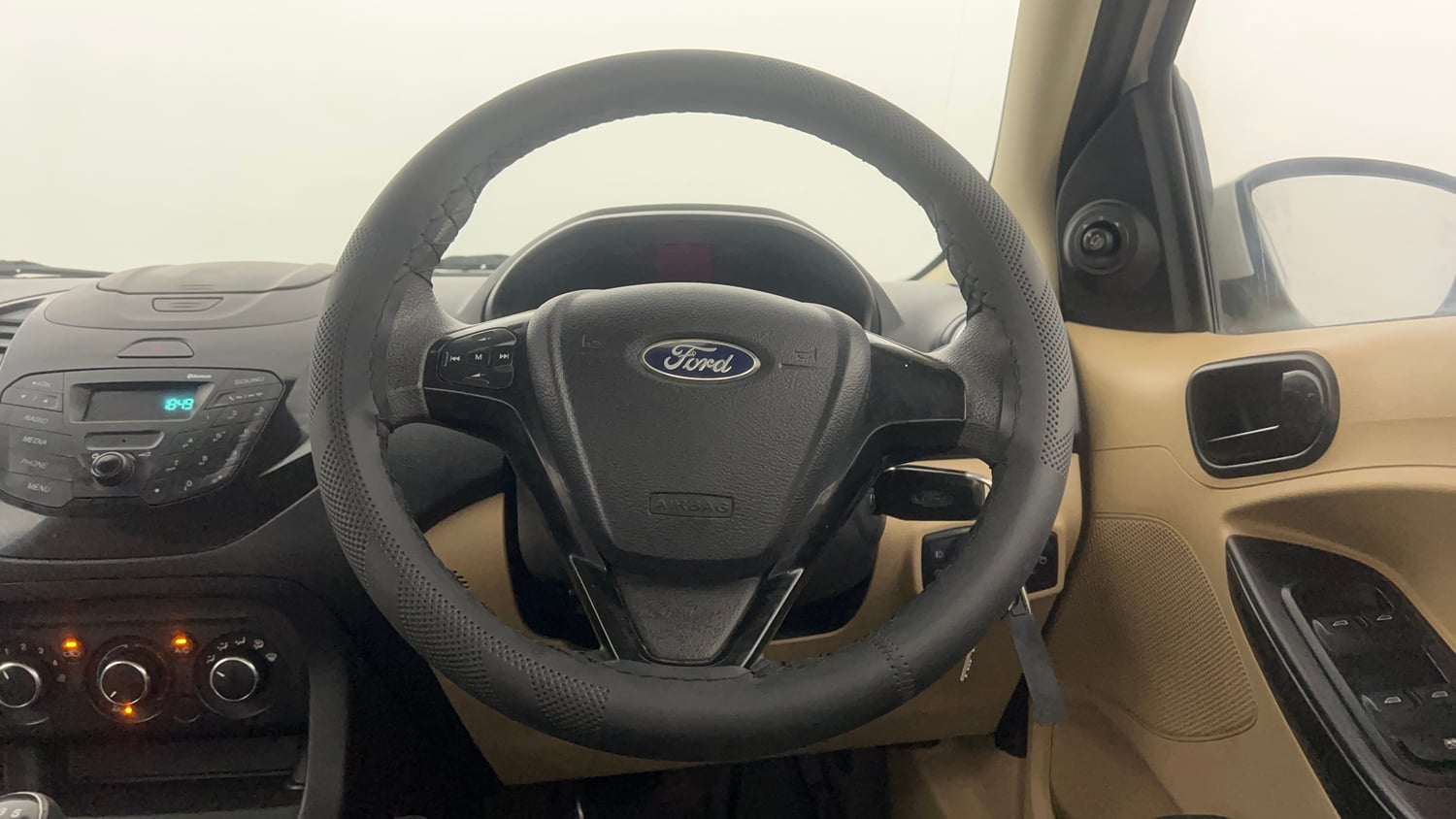Used 2016 Ford Figo Aspire Trend 1.2 Ti-VCT Petrol Manual interior STEERING VIEW