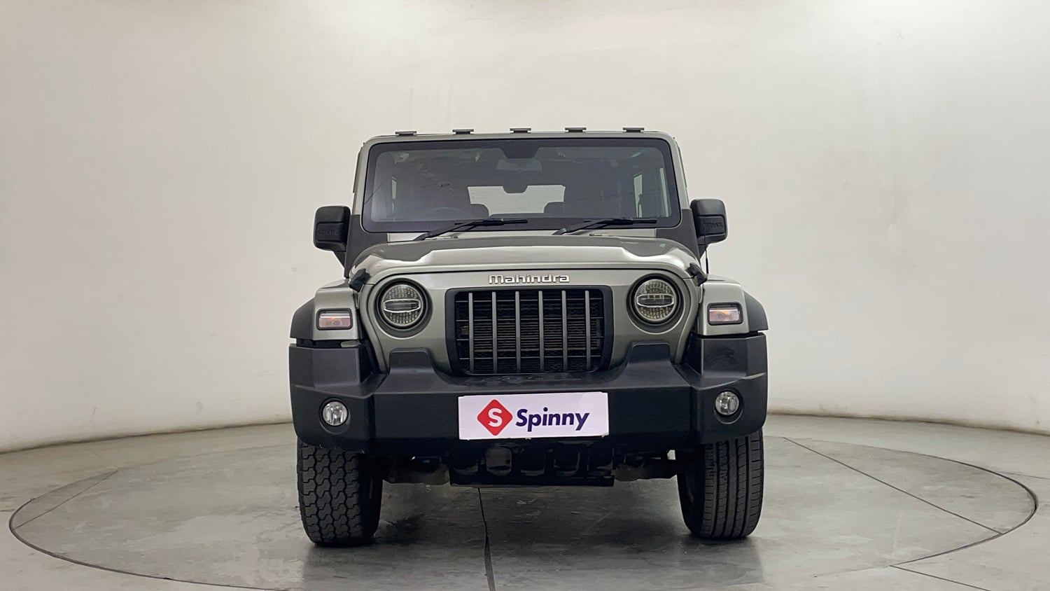 Used 2021 mahindra Thar LX Hard Top Petrol AT 4WD Petrol Automatic exterior FRONT VIEW