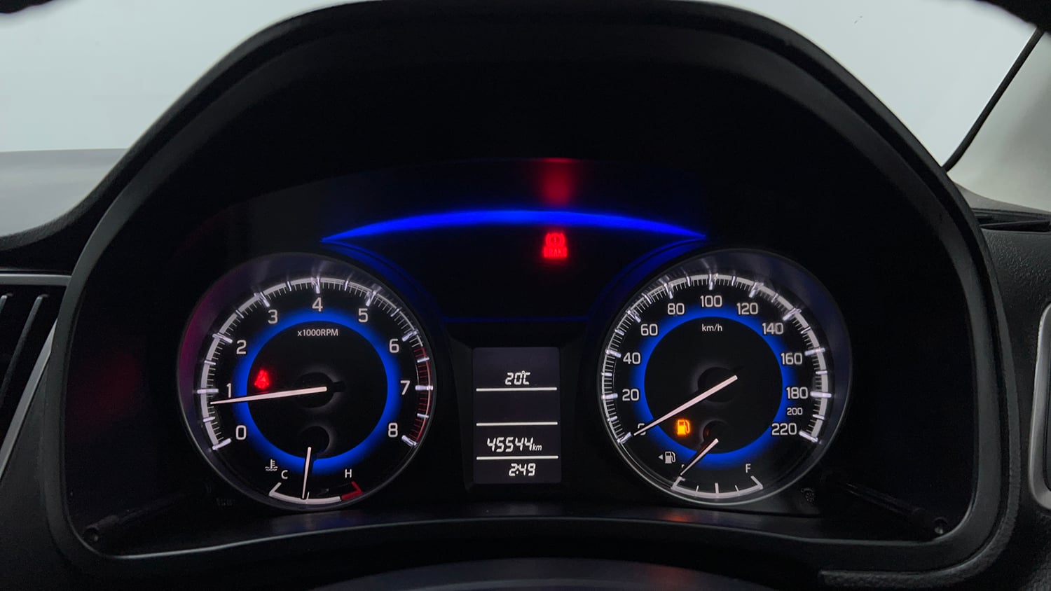 Used 2019 Maruti Suzuki Baleno Delta Petrol Manual interior CLUSTERMETER VIEW
