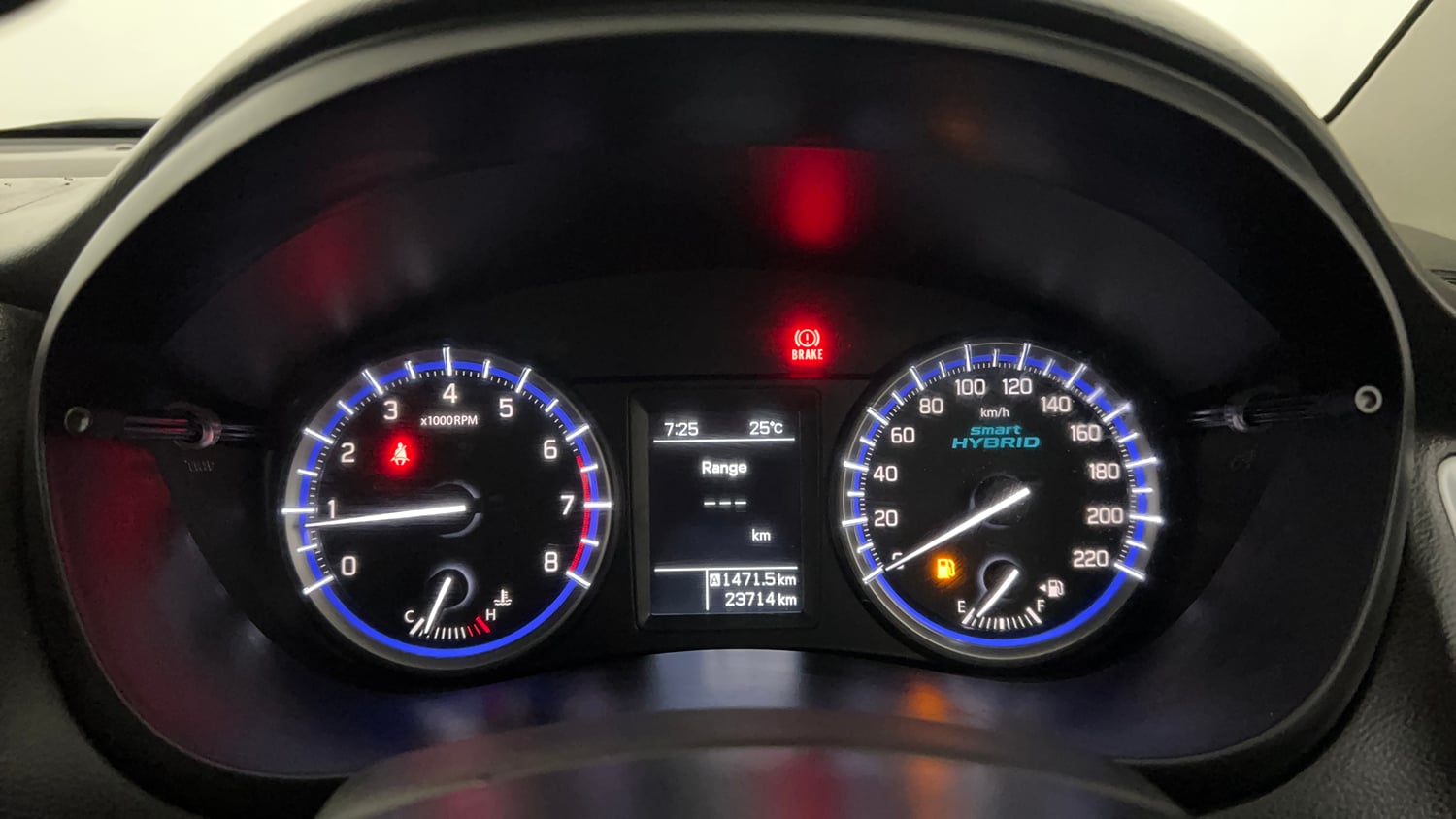 Used 2022 Maruti Suzuki S-Cross Zeta Petrol Manual interior CLUSTERMETER VIEW