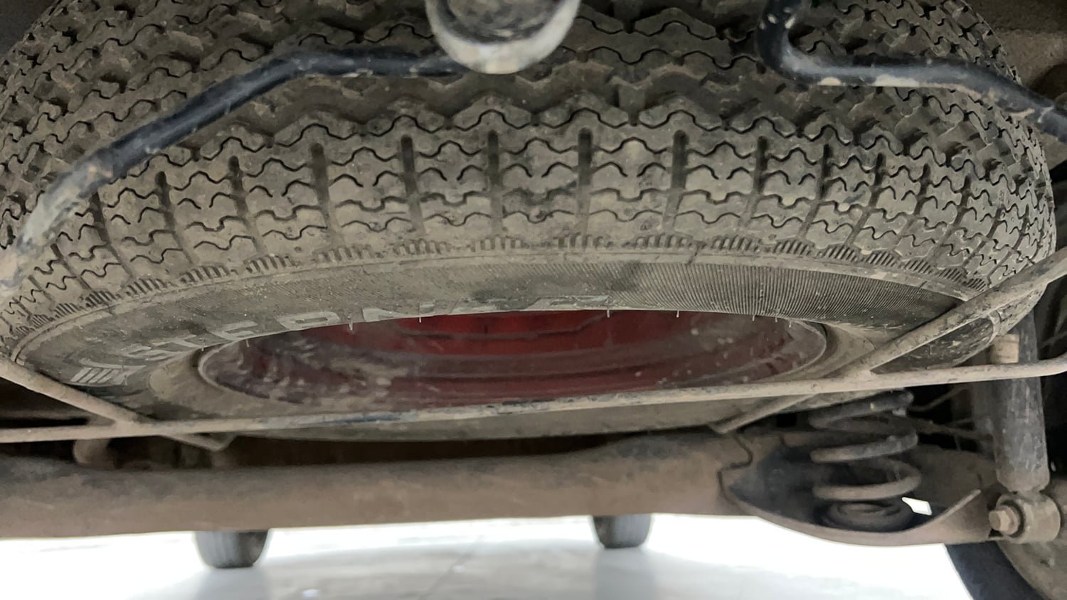 Used 2023 Renault Triber RXZ Petrol Manual tyres SPARE TYRE VIEW