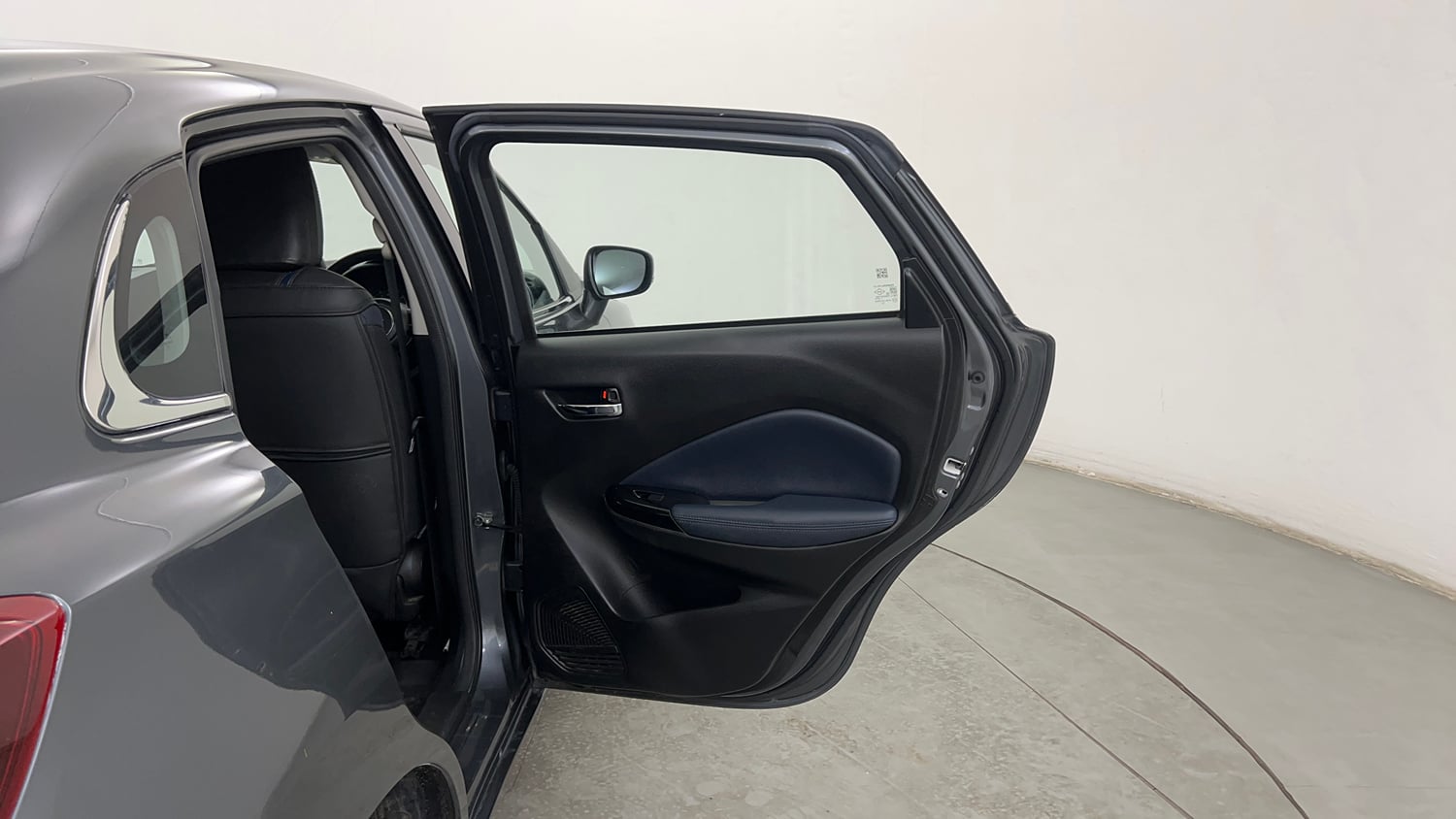 Used 2024 Maruti Suzuki Baleno Zeta MT CNG Cng Manual interior RIGHT REAR DOOR OPEN VIEW
