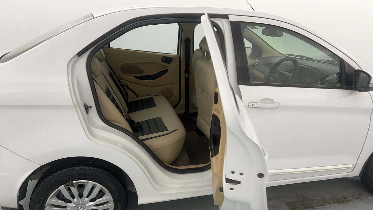 Used 2016 Ford Figo Aspire Trend 1.2 Ti-VCT Petrol Manual interior RIGHT SIDE REAR DOOR CABIN VIEW