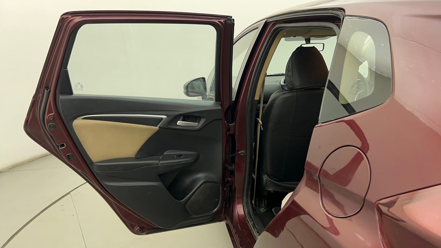 Used 2015 Honda Jazz V AT Petrol Petrol Automatic interior LEFT REAR DOOR OPEN VIEW