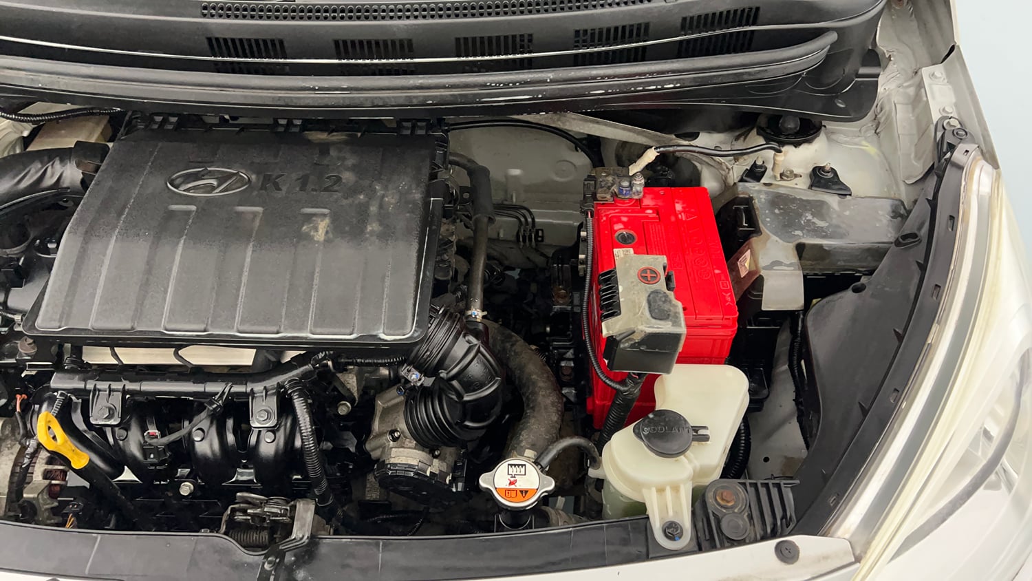 Used 2019 Hyundai Grand i10 Magna 1.2 Kappa VTVT Petrol Manual engine ENGINE LEFT SIDE VIEW