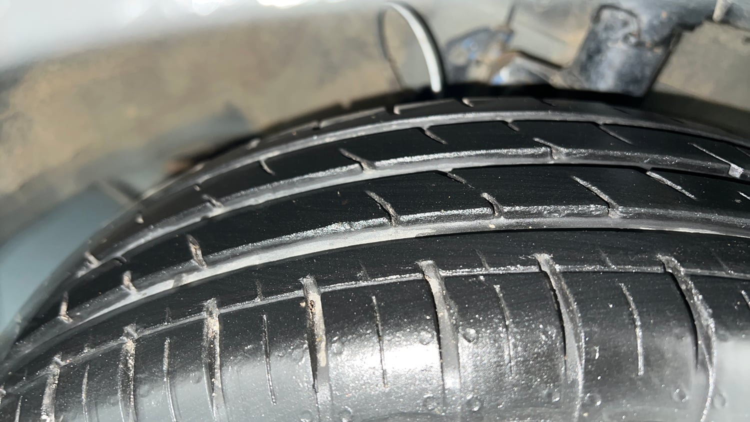 Used 2024 Hyundai Exter S 1.2 MT Petrol Manual tyres RIGHT FRONT TYRE TREAD VIEW