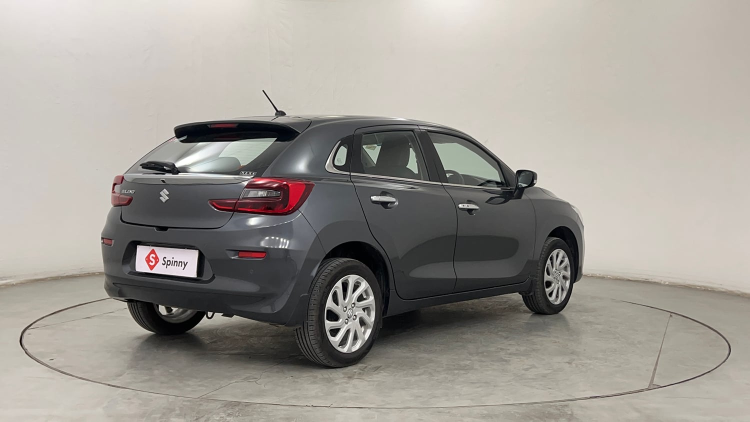 Used 2024 Maruti Suzuki Baleno Zeta MT CNG Cng Manual exterior RIGHT REAR CORNER VIEW