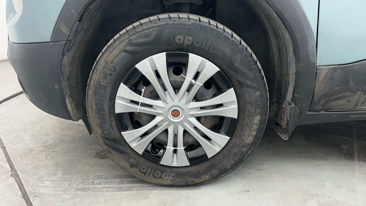 Used 2023 Tata Punch Adventure MT Petrol Manual tyres LEFT FRONT TYRE RIM VIEW