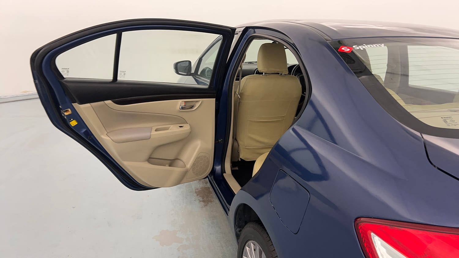 Used 2017 Maruti Suzuki Ciaz Alpha 1.4 MT Petrol Manual interior LEFT REAR DOOR OPEN VIEW