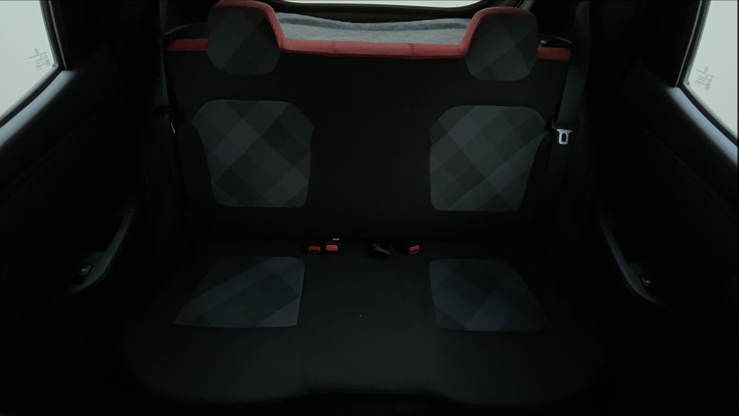 Used 2019 Renault Kwid 1.0 RXT AMT Opt Petrol Automatic interior REAR SEAT CONDITION VIEW