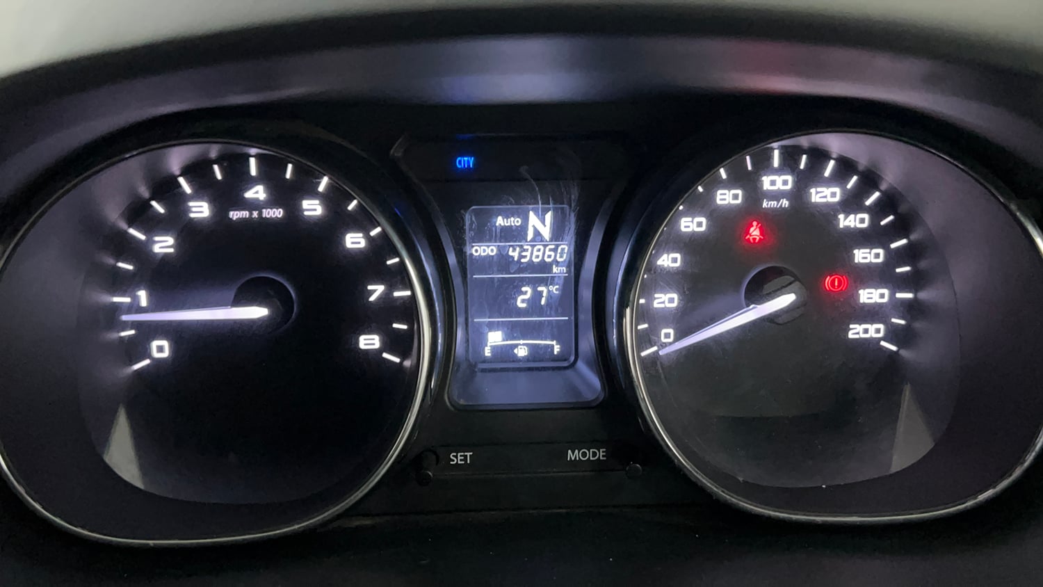 Used 2019 Tata Tigor Revotron XZA Petrol Automatic interior CLUSTERMETER VIEW