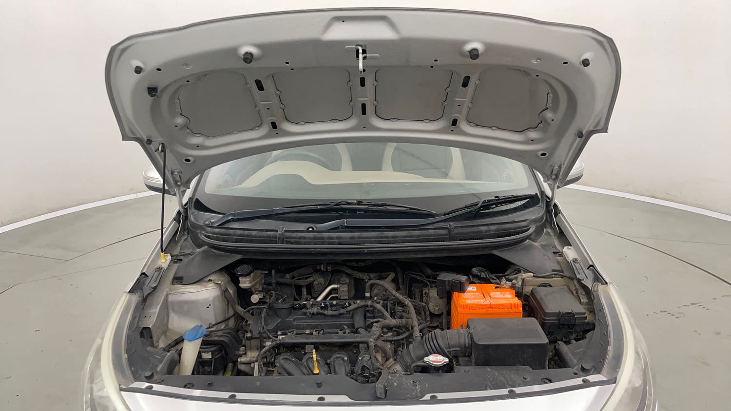 Used 2018 Hyundai Elite i20 Asta 1.2 Petrol Manual engine ENGINE & BONNET OPEN FRONT VIEW