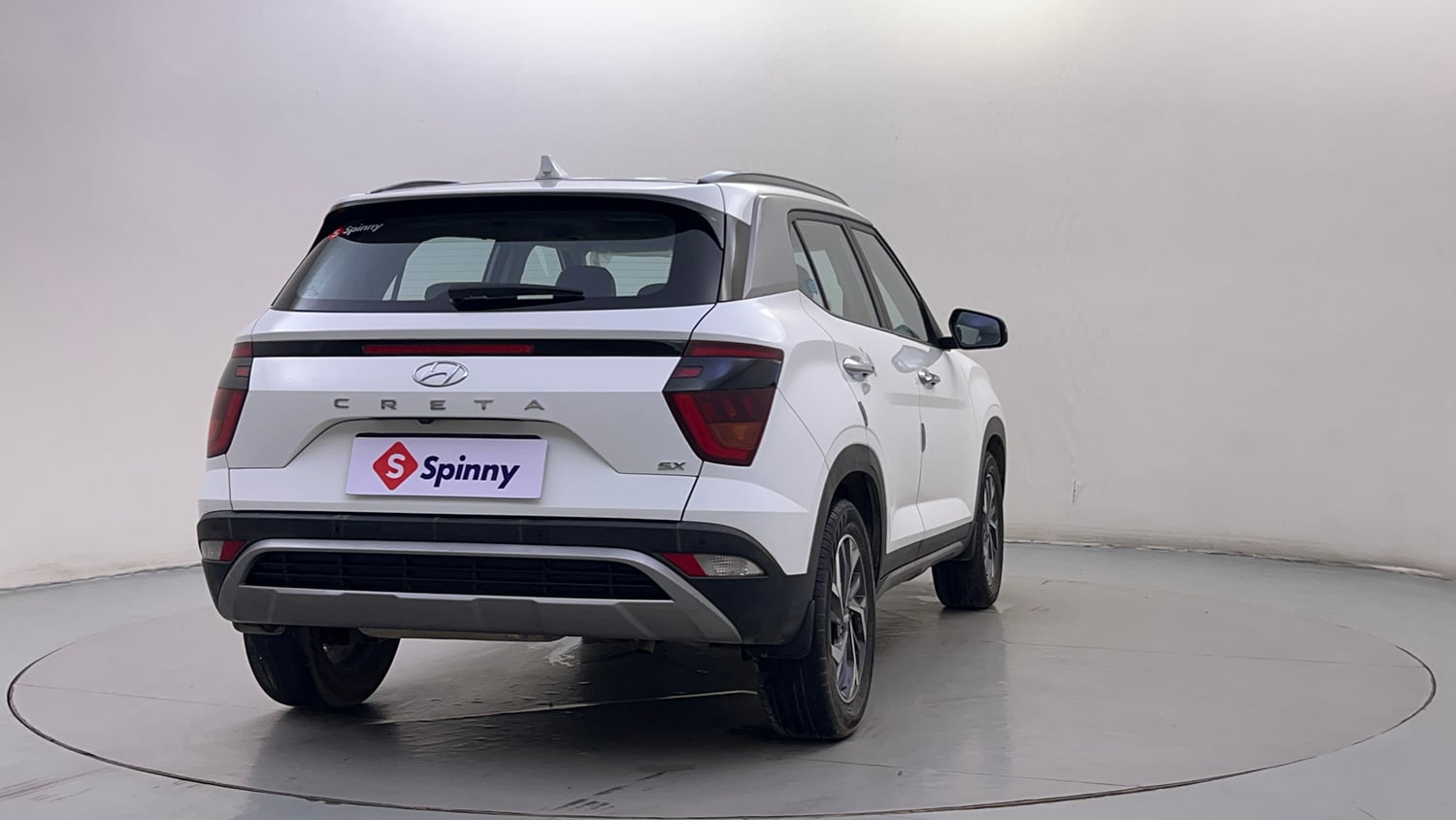 Used 2023 Hyundai Creta SX 1.5 Petrol Petrol Manual exterior RIGHT REAR CORNER VIEW