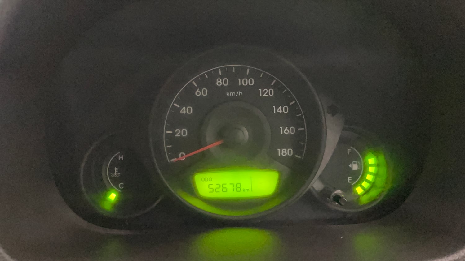 Used 2017 Hyundai Eon Era + Petrol Manual interior CLUSTERMETER VIEW